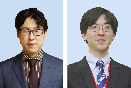 　井山裕太碁聖（左）、芝野虎丸十段
