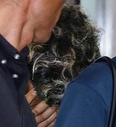 　谷本将志容疑者が確保された現場周辺＝２３日午前、東京都奥多摩町
