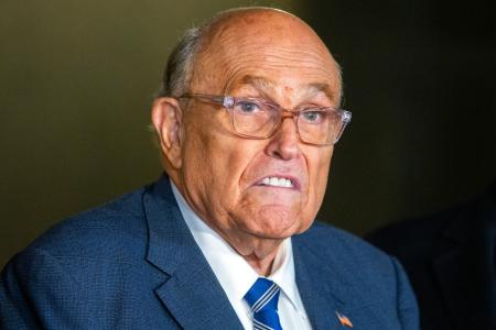　米ニューヨーク市のジュリアーニ元市長＝１月（ＡＰ＝共同）