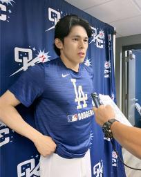 　傘下マイナー、３Ａオクラホマシティーの一員としてリハビリ登板したドジャース・佐々木＝オクラホマシティー（共同）