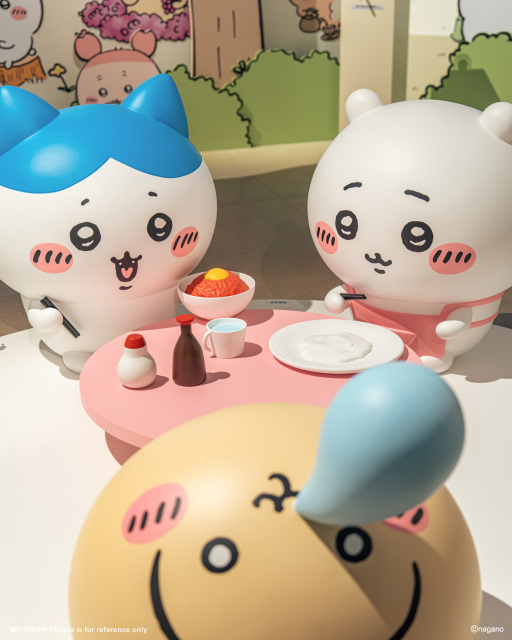 屋内展示「ちいかわの日常」
