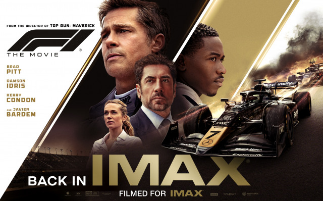 映画『F1／エフワン』（公開中）IMAX（R）再上映決定（C）2025 WARNER BROS. ENT. ALL RIGHTS RESERVED.