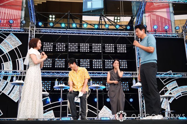 和気あいあいと語り合った（左から）春瀬なつみ、大塚剛央 、鈴木明子、松岡修造 （C）ORICON NewS inc.