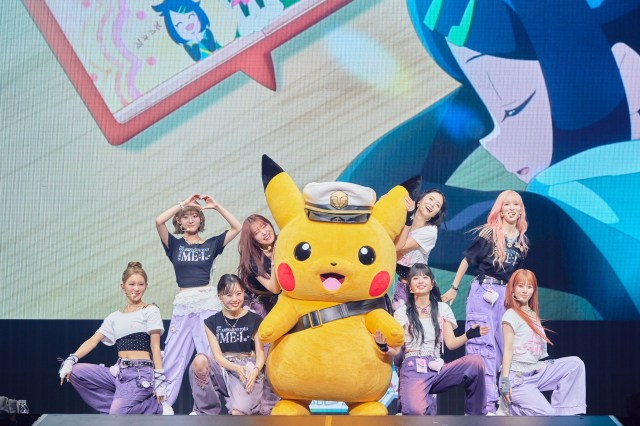 ME:Iとキャプテンピカチュウ（C）LAPONE GIRLS（C）Nintendo・Creatures・GAME FREAK・TV Tokyo・ShoPro・JR Kikaku（C）Pokemon