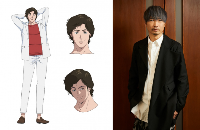 アニメ『キャッツ・アイ』神谷真人の声を担当する小西克幸（C）北条司/コアミックス