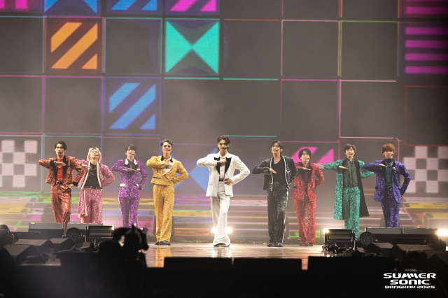 『SUMMER SONIC BANGKOK 2025』に出演したSnow Man （C）SUMMER SONIC BANGKOK 2025