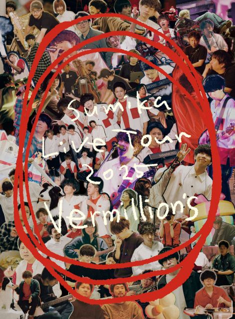 LIVE BD&DVD「sumika Live Tour 2025『Vermillion's』2025.6.29 at SAITAMA SUPER ARENA」ジャケット