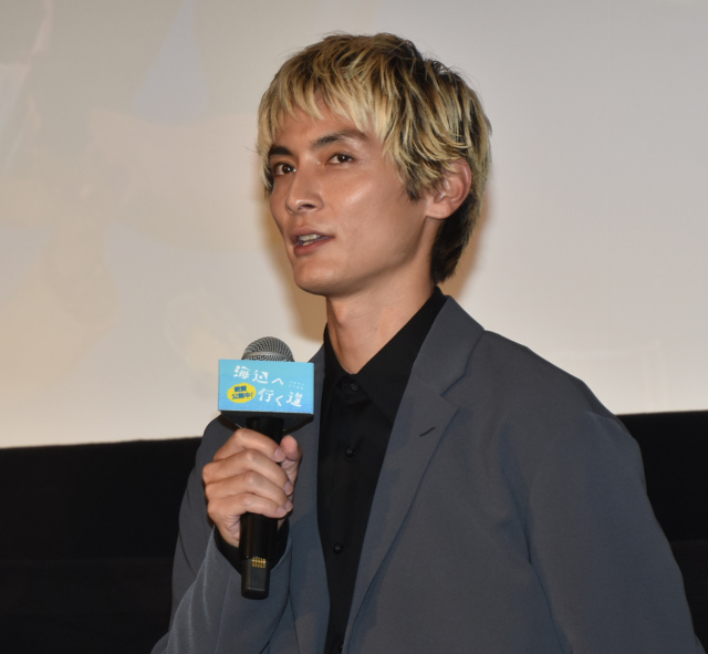 映画『海辺へ行く道』公開記念舞台あいさつに登壇した高良健吾 （C）ORICON NewS inc.