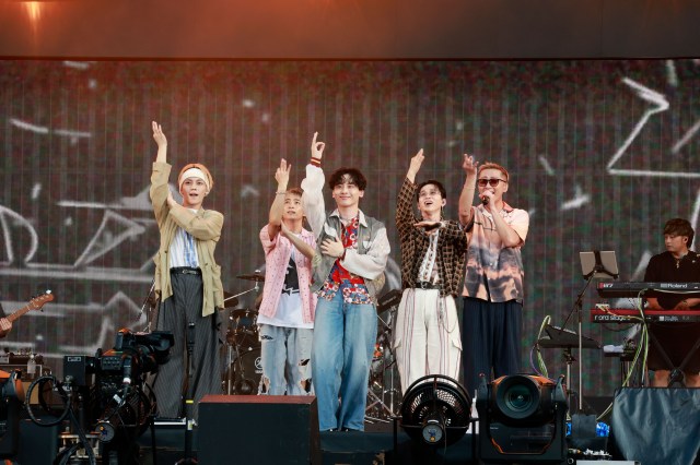 音楽フェスティバル『a-nation 2025』に出演したDa-iCE