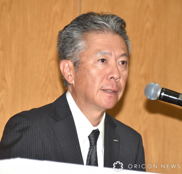 辞任の理由を説明したサントリーHD鳥井信宏代表取締役社長 （C）ORICON NewS inc.