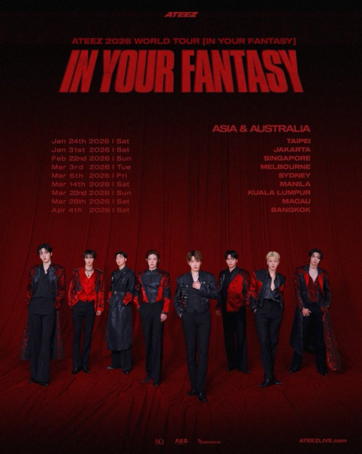 『ATEEZ WORLD TOUR [IN YOUR FANTASY] ASIA, AUSTRALIA』（C）KQ ENTERTAINMENT