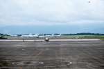 ２２日に米軍無人機のオーバーランが起きた海上自衛隊鹿屋航空基地＝２３日、鹿屋市の同基地