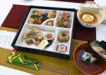 生徒が作った松花堂弁当