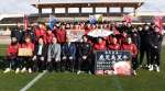 キャンプインしたＦＣソウルの選手ら＝２８日、姶良市