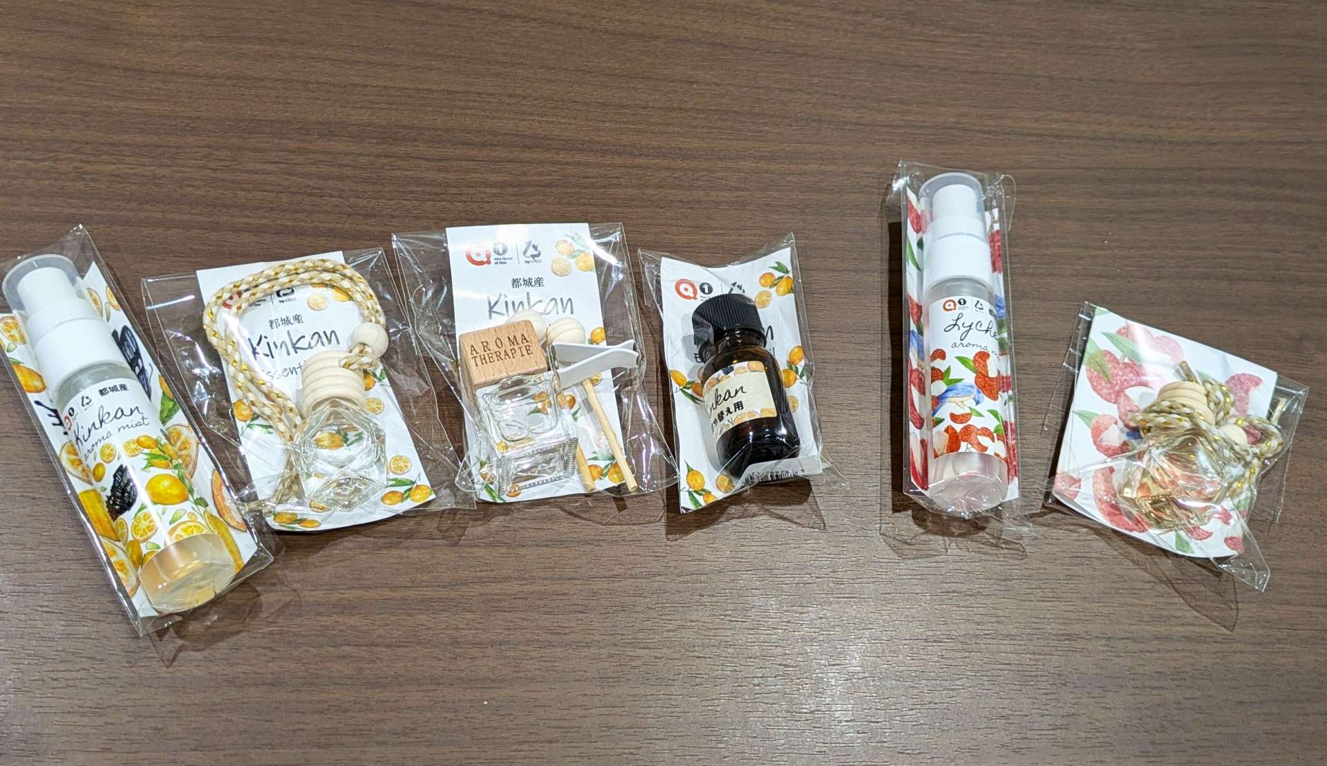 キンカン、ライチの不用果実を活用したアップサイクル商品