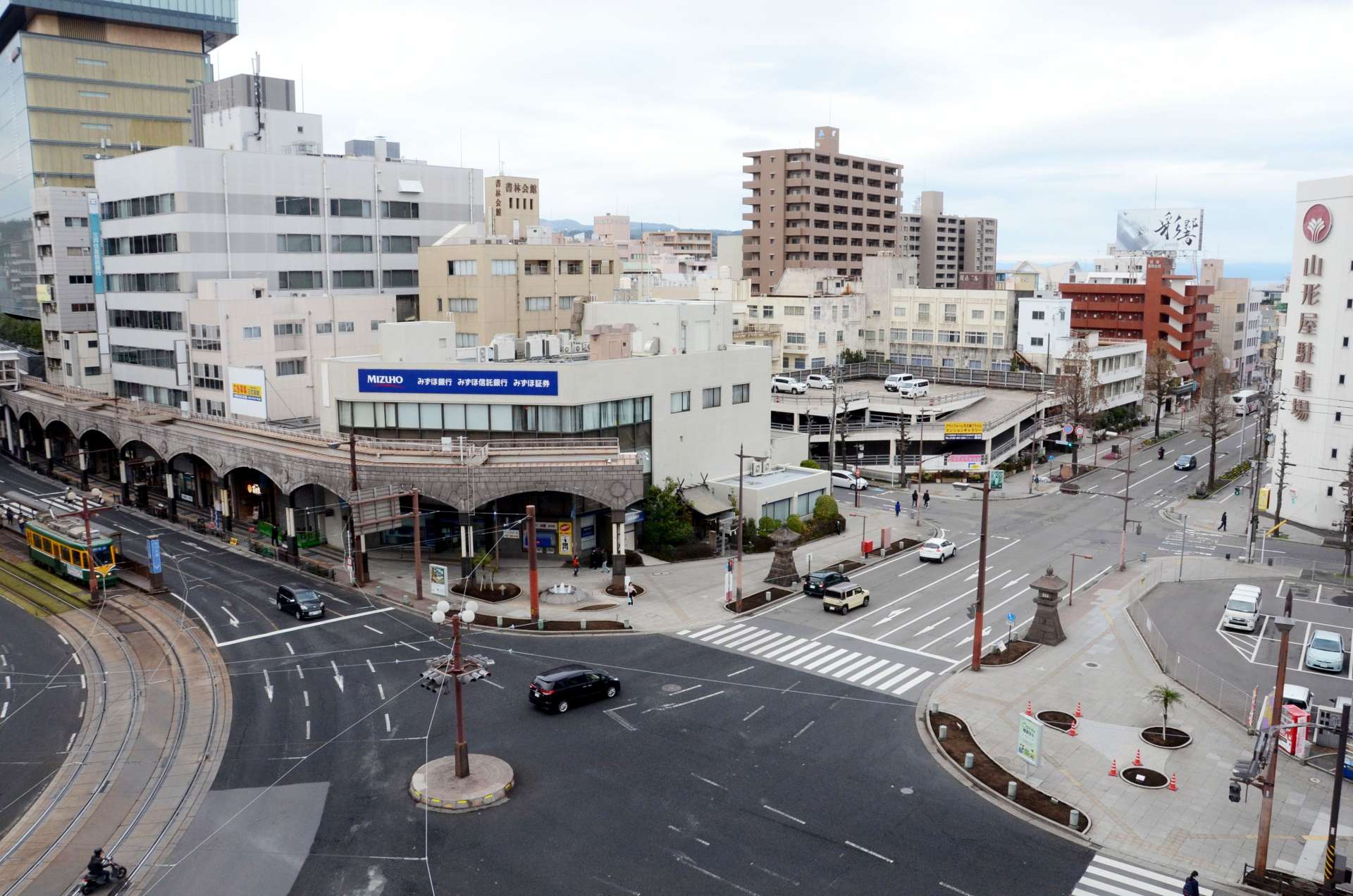 いづろ交差点からマイアミ通りにかけての計画地域＝１１日