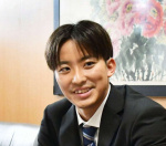 「鹿児島に育ててもらった」と話す西小野皓大＝鹿児島情報高