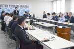 道路陥没事故を未然に防ぐため発足した鹿児島県地下占用物連絡会議＝２５日、鹿児島市の鹿児島国道事務所