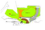 長崎鼻公園の再整備計画図（いちき串木野市提供）