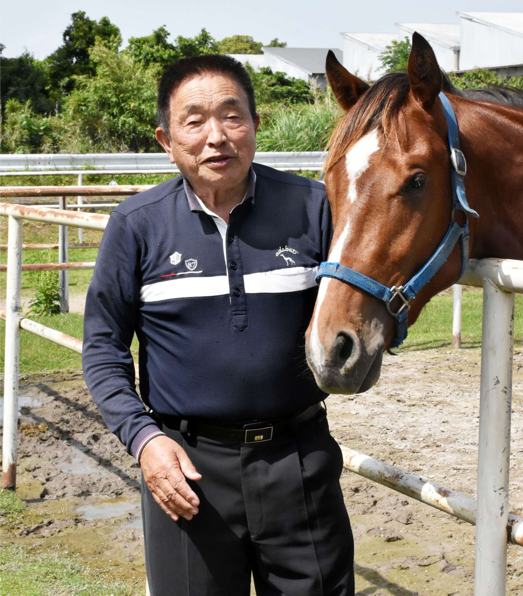 競馬功績者表彰を受けた柏木務さん