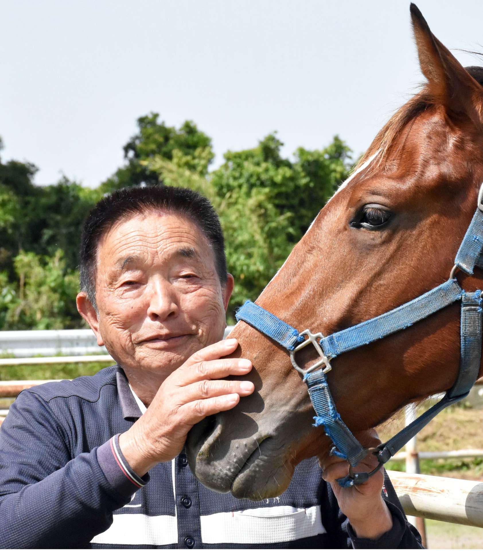 競馬功績者表彰を受けた柏木務さん