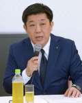 経緯を説明する西原商会の西原一将社長＝２日、鹿児島市の鹿児島サンロイヤルホテル