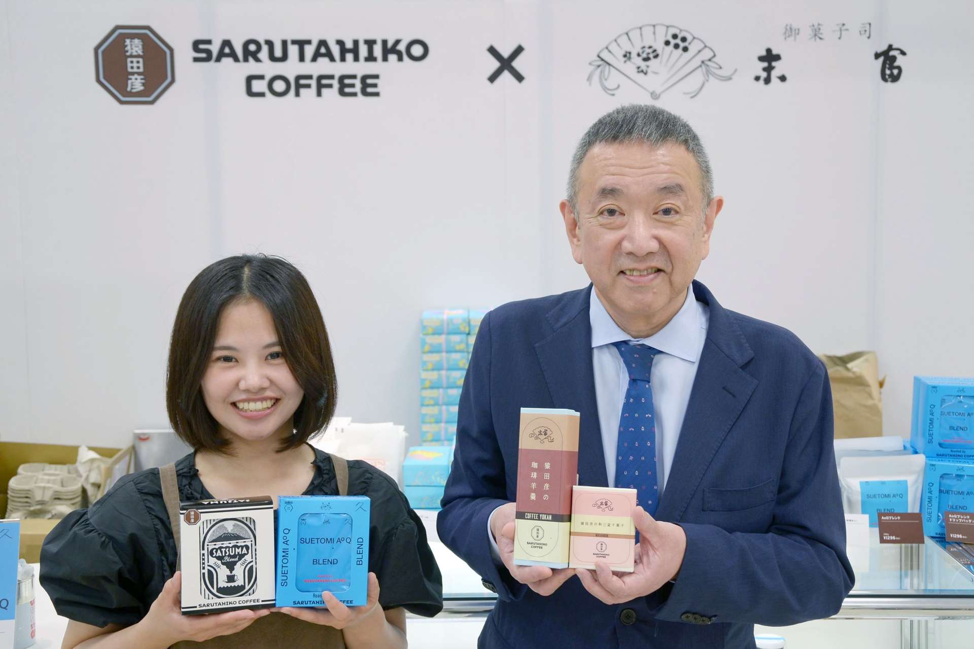 期間限定店で販売する商品＝４日、鹿児島市の山形屋