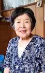 小学生時代にＢ２９の墜落現場を目撃した下京鶴子さん＝６月２４日、鹿児島市伊敷４丁目