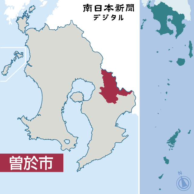 〈関連〉曽於市の位置を地図で確認する