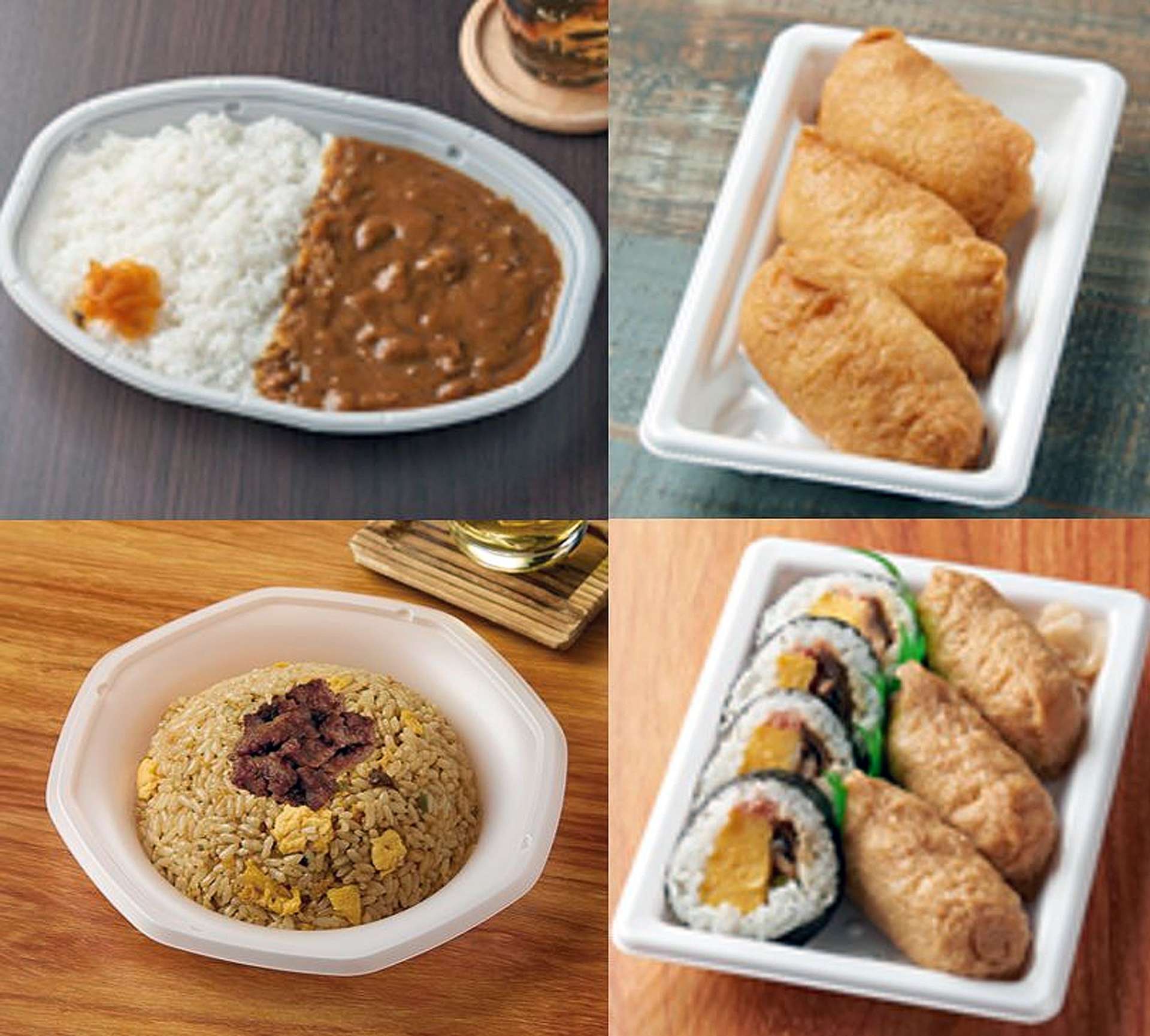 政府備蓄米を使用した弁当