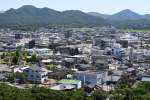 南さつま市の市街地＝１日、同市加世田武田