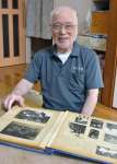 戦時中に見た旧日本兵たちの姿を語る平元隆さん＝阿久根市赤瀬川