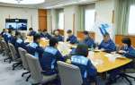 鹿児島県境近くでの豚熱発生確認を受け、防疫対策を協議した対策本部会議＝３日、県庁
