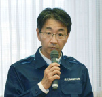 鹿児島県境近くでの豚熱発生確認を受けた対策本部会議で、あいさつする寺田雅一副知事＝３日、県庁