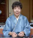 現代の名工に選ばれた姶良市の和服仕立て・修理職人の井前節子さん