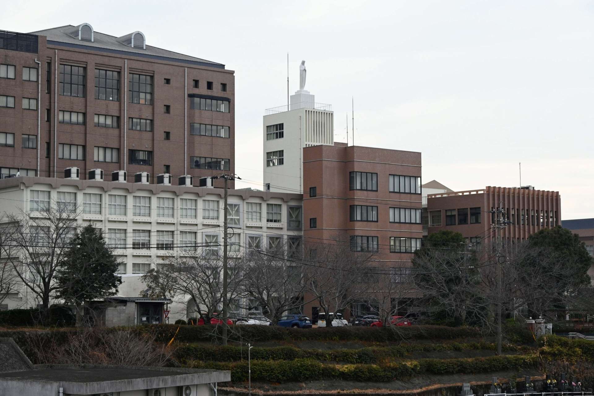 鹿児島市唐湊４丁目の鹿児島純心女子短期大キャンパス